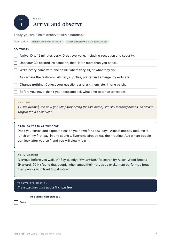 The 30-Day Plan: Day 1